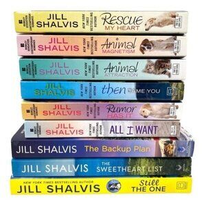 Jill Shalvis Animal Magnetism and Sunrise Cove Series Paperback Book Lot